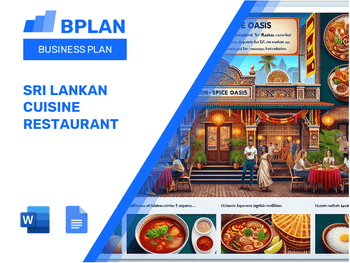 Sri Lankan Restaurant Business Plan - BusinessPlansHub